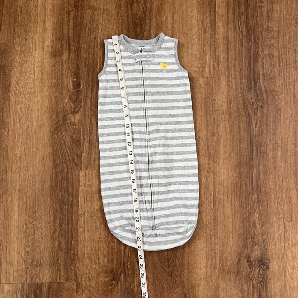 Carters Midweight Striped Sleep Sack Cotton Wearable Blanket 6-9M - Picture 5 of 8